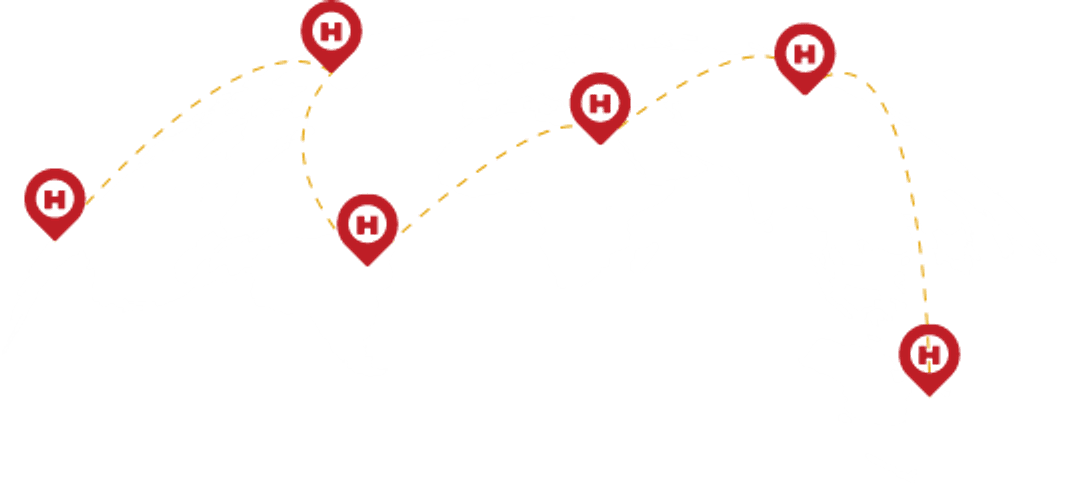 Mapa světa s body doprav